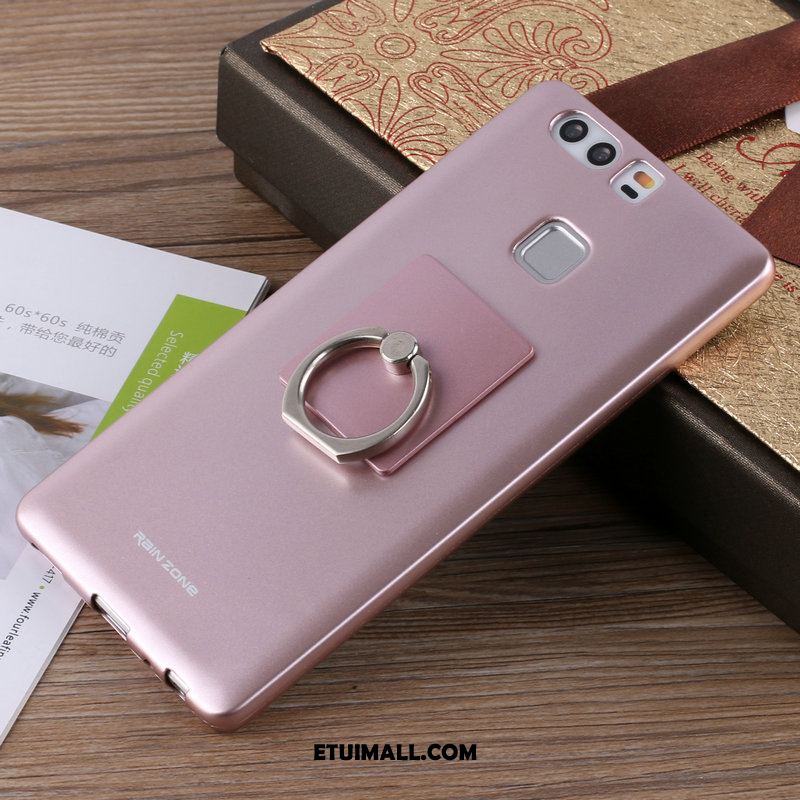 Etui Huawei P9 Plus Czarny Nubuku Telefon Komórkowy Anti-fall Ochraniacz Obudowa Tanie