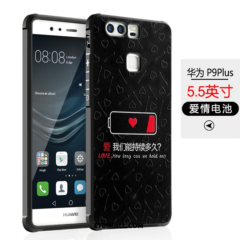 Etui Huawei P9 Plus Pu Osobowość Telefon Komórkowy Czarny Kreskówka Futerał Sklep