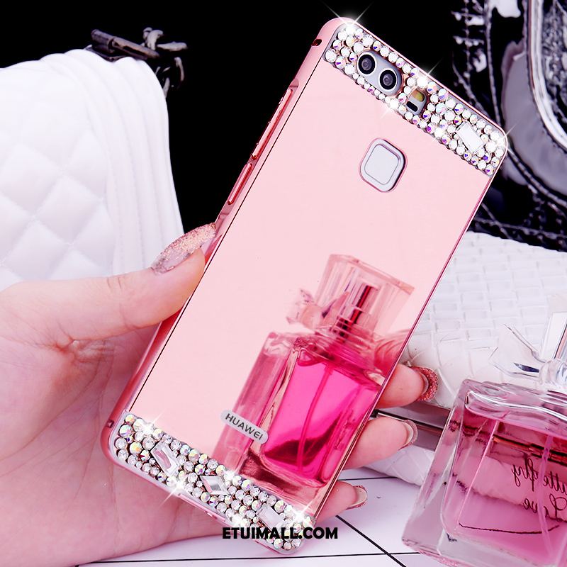 Etui Huawei P9 Różowe Tendencja Granica Telefon Komórkowy Trudno Futerał Sklep