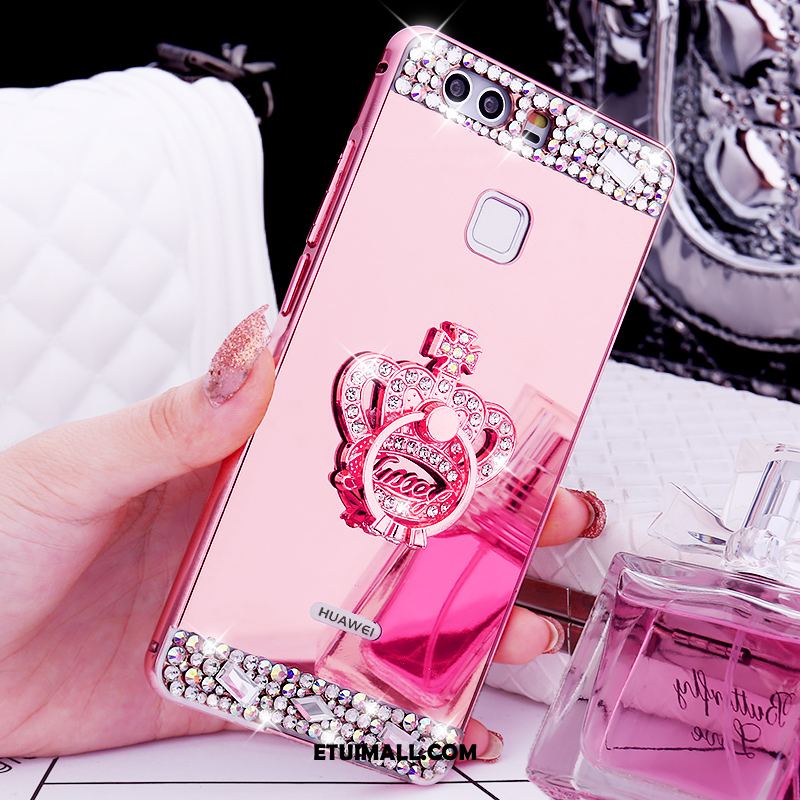 Etui Huawei P9 Różowe Tendencja Granica Telefon Komórkowy Trudno Futerał Sklep