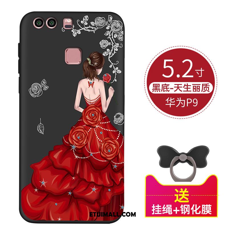 Etui Huawei P9 Telefon Komórkowy Anti-fall Miękki Tendencja Czerwony Obudowa Tanie