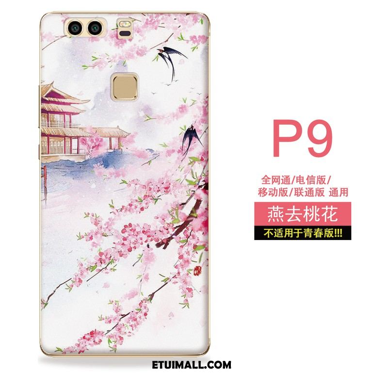 Etui Huawei P9 Telefon Komórkowy Różowe Relief Wiszące Ozdoby Wiatr Obudowa Oferta