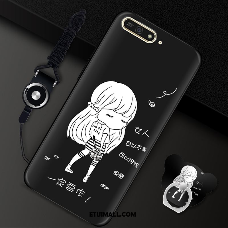 Etui Huawei Y6 2018 Kreatywne Telefon Komórkowy Tendencja Wisząca Szyja Miękki Obudowa Kup
