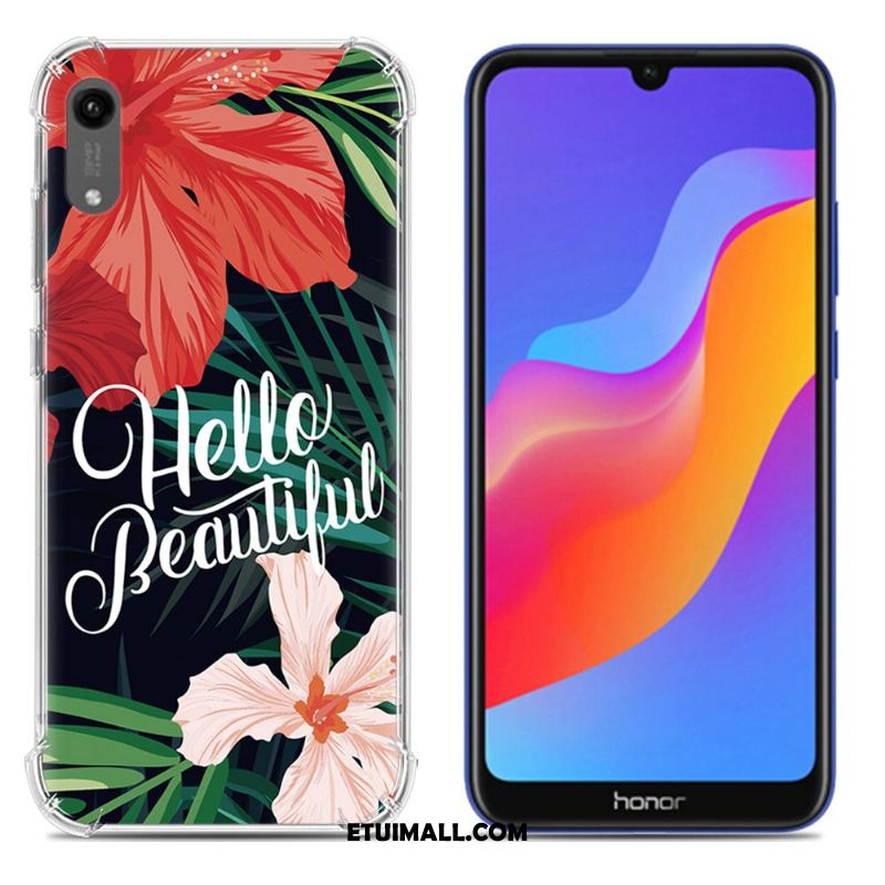 Etui Huawei Y6 2019 Kreatywne Anti-fall Wzór Zielony Miękki Futerał Tanie