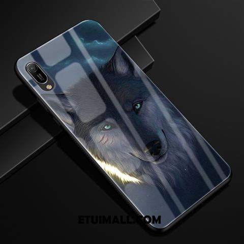 Etui Huawei Y6 2019 Ochraniacz Niebieski Telefon Komórkowy Szkło Kreatywne Pokrowce Tanie