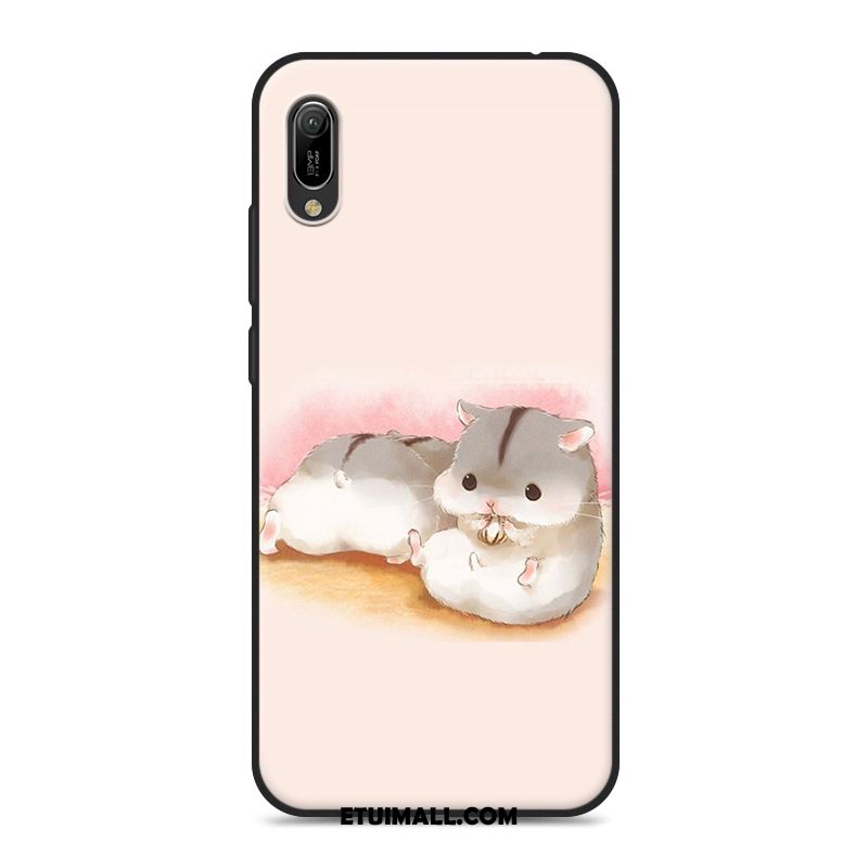 Etui Huawei Y6 2019 Silikonowe Kreskówka Telefon Komórkowy Miękki Różowe Futerał Sklep