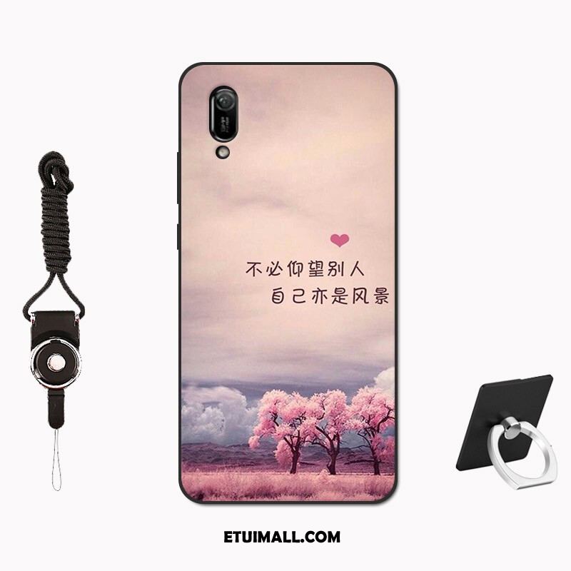 Etui Huawei Y6 2019 Silikonowe Wysoki Koniec Czerwony Miękki Modna Marka Pokrowce Sprzedam