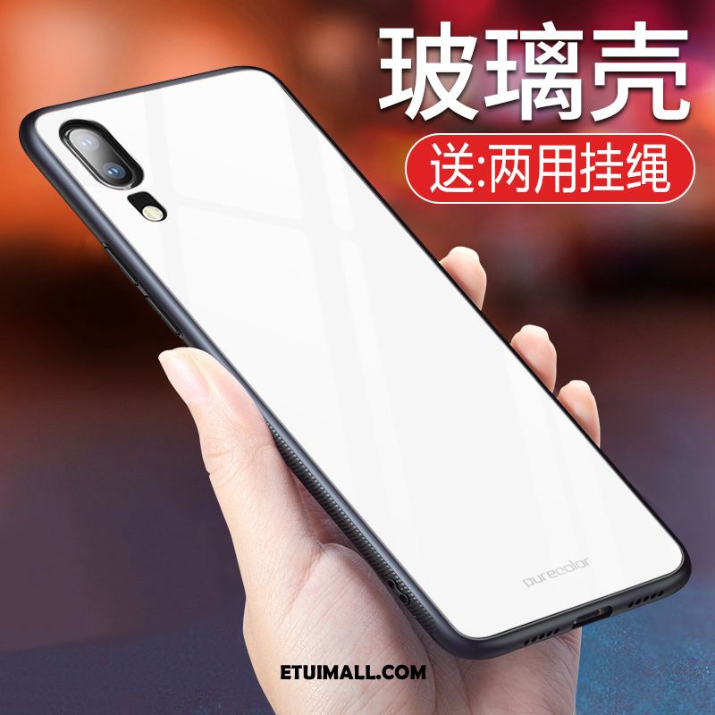 Etui Huawei Y6 2019 Tendencja Szkło Hartowane Telefon Komórkowy Tylna Pokrywa Ochraniacz Futerał Online