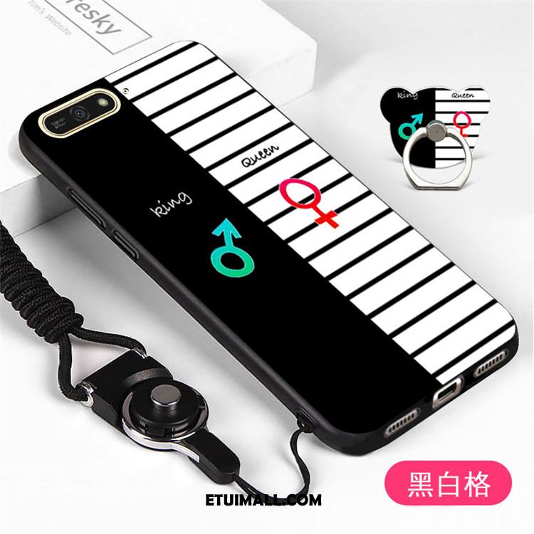 Etui Huawei Y7 2018 Biały Telefon Komórkowy Wiszące Ozdoby Ochraniacz Futerał Tanie