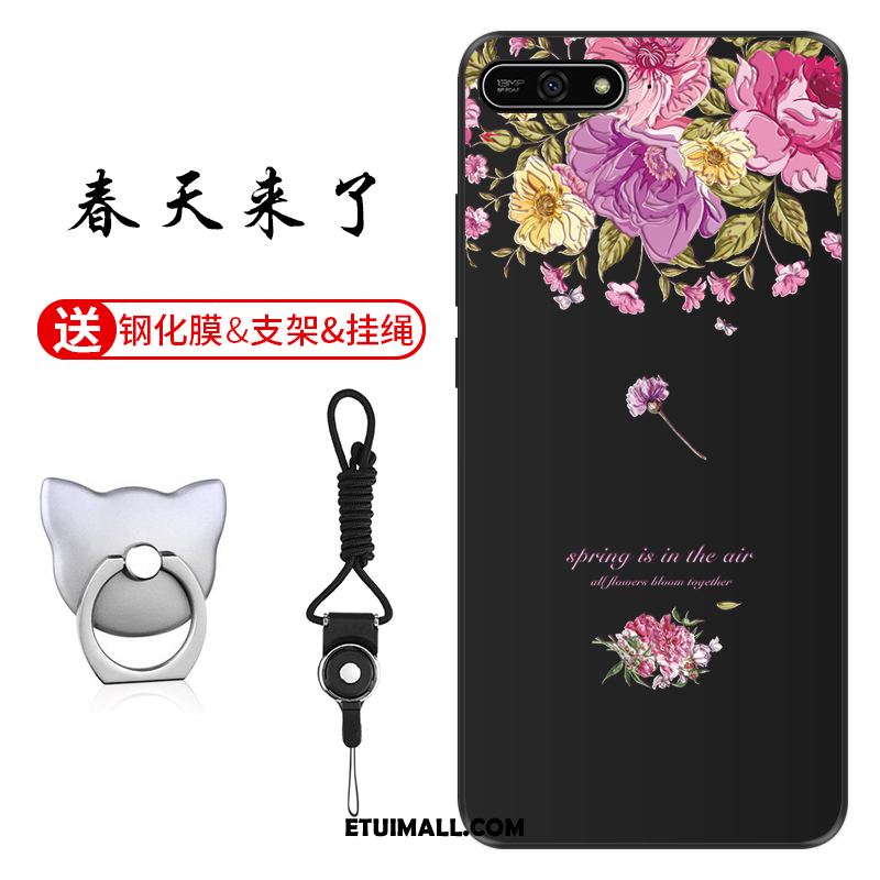 Etui Huawei Y7 2018 Dostosowane Anti-fall Telefon Komórkowy Niebieski Ochraniacz Pokrowce Sklep