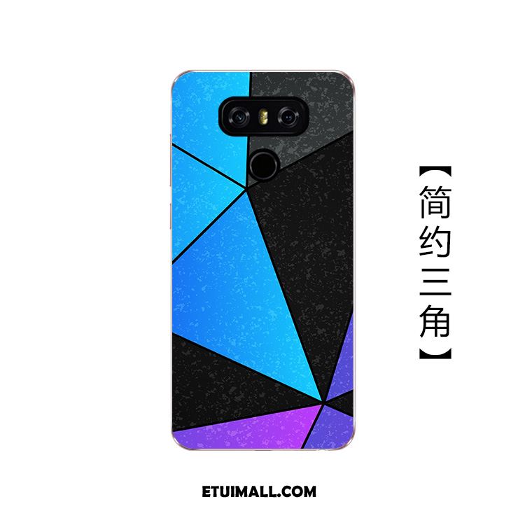 Etui Lg G6 Niebieski Silikonowe Telefon Komórkowy Kolorowe Geometria Futerał Na Sprzedaż