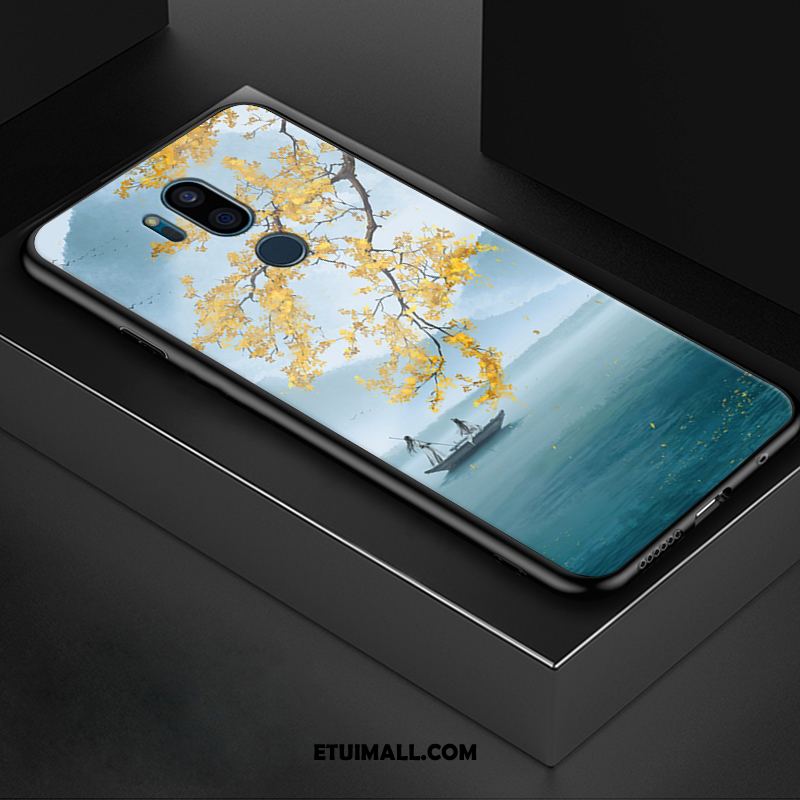 Etui Lg G7 Thinq Telefon Komórkowy Niebieski Piękny Ochraniacz Szkło Obudowa Online