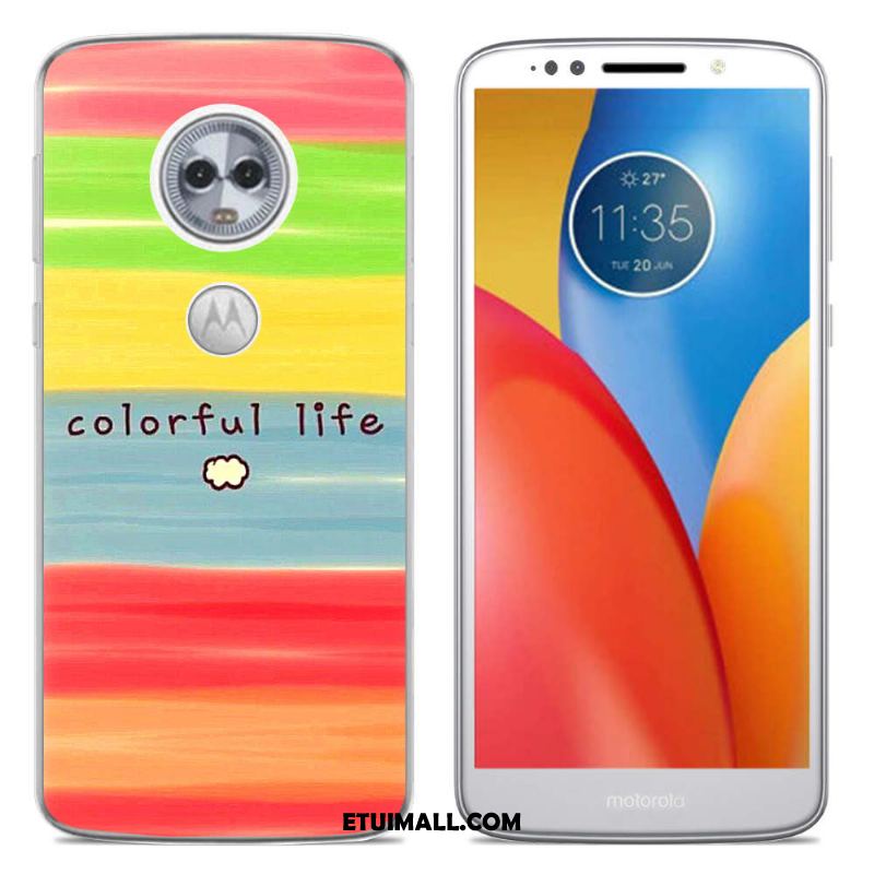 Etui Moto E5 Silikonowe Kolor Telefon Komórkowy Kreskówka Zakochani Futerał Online