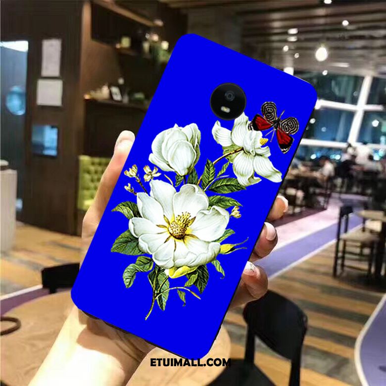 Etui Moto G5s Kolor Miękki Niebieski Telefon Komórkowy Futerał Kup