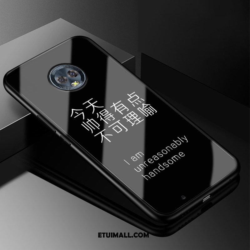 Etui Moto G6 Czarny Telefon Komórkowy Zielony Vintage Chiński Styl Pokrowce Online