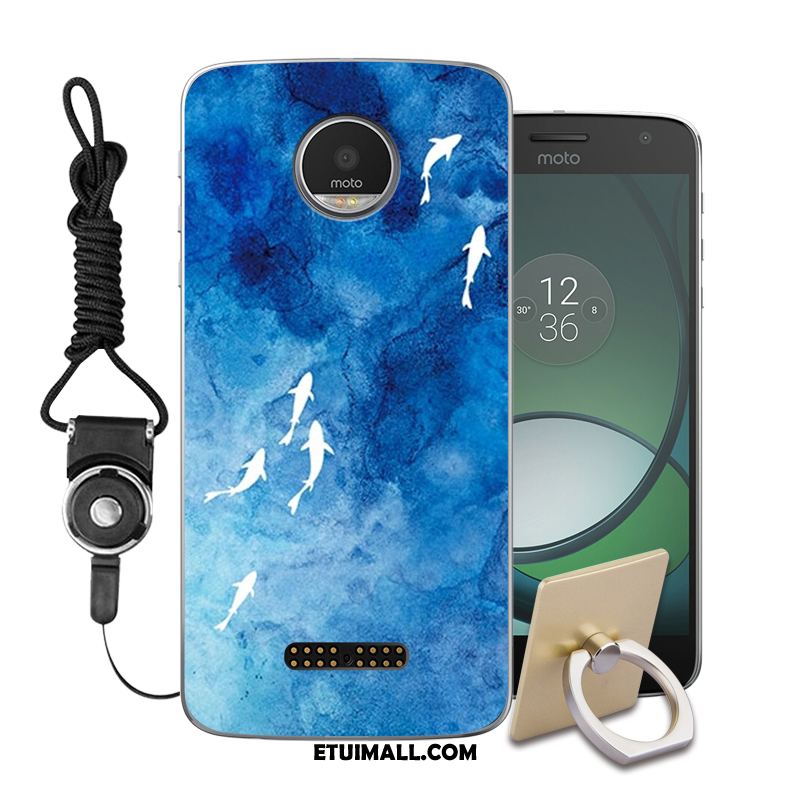 Etui Moto Z2 Play Telefon Komórkowy Anti-fall Miękki Kolor Niebieski Futerał Na Sprzedaż