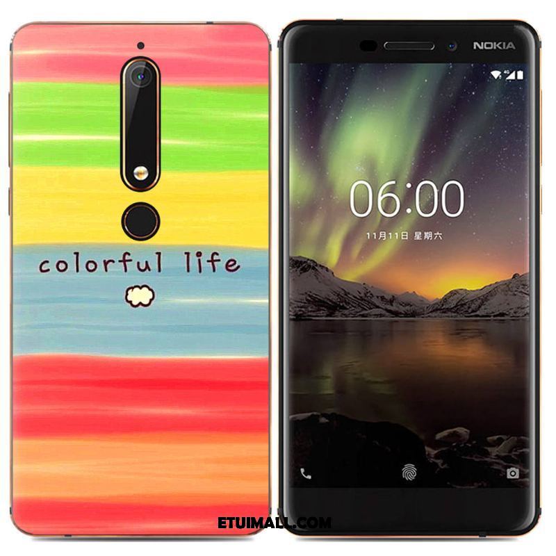 Etui Nokia 6.1 Telefon Komórkowy Kreatywne Kreskówka Miękki Kolor Futerał Sprzedam