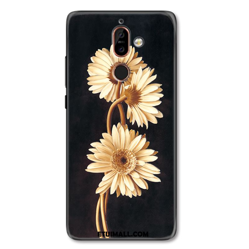 Etui Nokia 7 Plus Anti-fall Telefon Komórkowy Relief All Inclusive Kwiaty Futerał Sprzedam