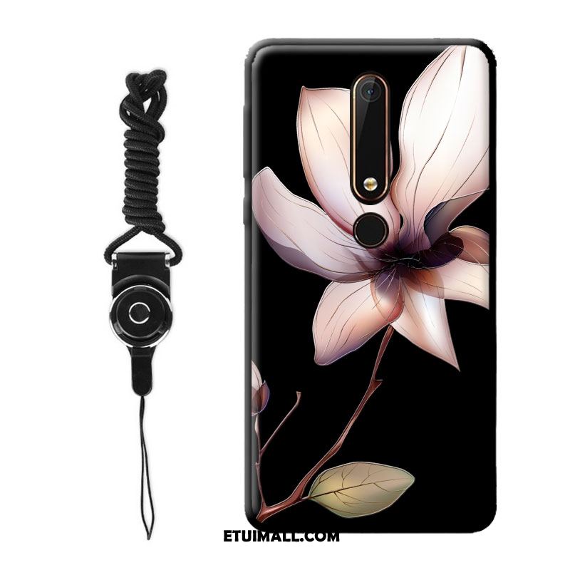 Etui Nokia 8 Silikonowe Anti-fall Kwiaty Różowy Telefon Komórkowy Obudowa Tanie