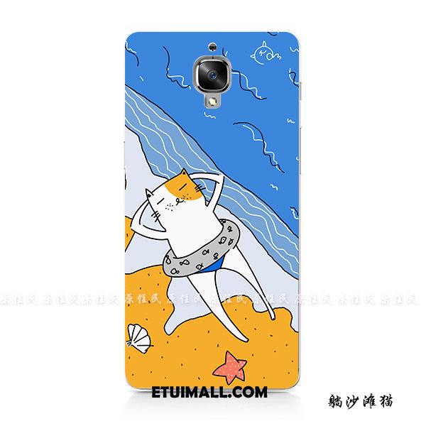 Etui Oneplus 3 Niebieski Telefon Komórkowy Kotek Zakochani Ręcznie Malowane Futerał Kupię