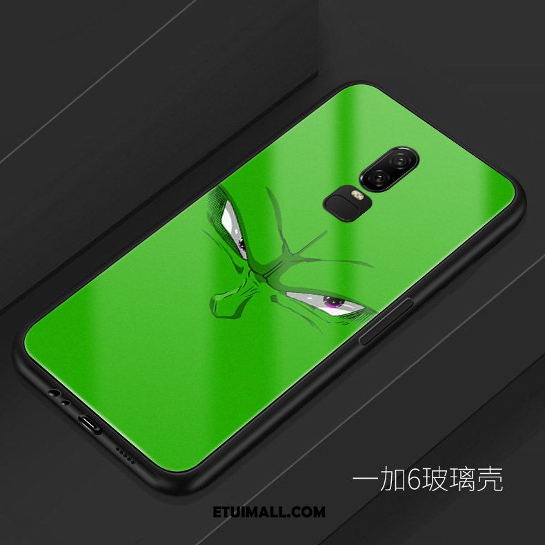 Etui Oneplus 6 Zielony Modna Marka Silikonowe Osobowość Telefon Komórkowy Futerał Kup