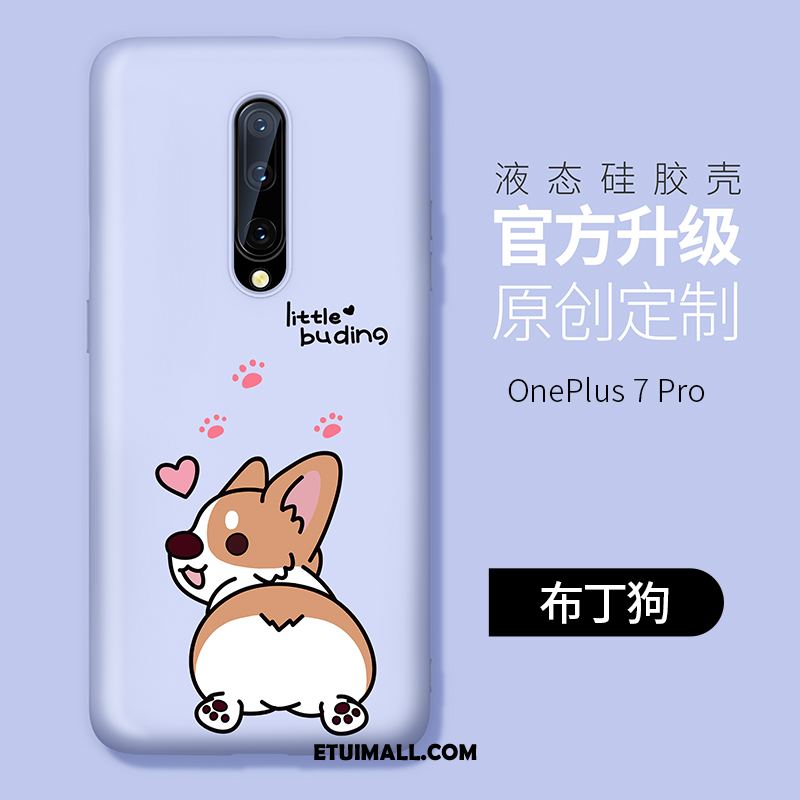 Etui Oneplus 7 Pro Silikonowe Miękki Telefon Komórkowy Nubuku Cienkie Obudowa Tanie