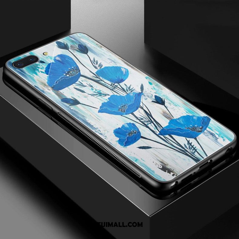 Etui Oppo A3s Modna Marka Niebieski Obraz Olejny Vintage Telefon Komórkowy Obudowa Dyskont