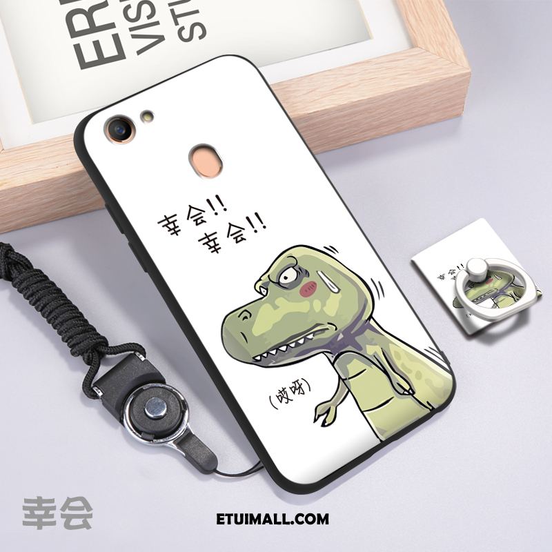 Etui Oppo F7 Anti-fall Telefon Komórkowy Silikonowe Wzór Żółty Pokrowce Online