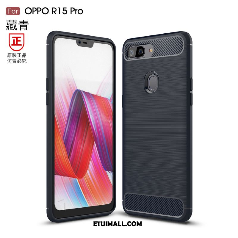 Etui Oppo R15 Pro All Inclusive Anti-fall Silikonowe Telefon Komórkowy Szary Futerał Tanie