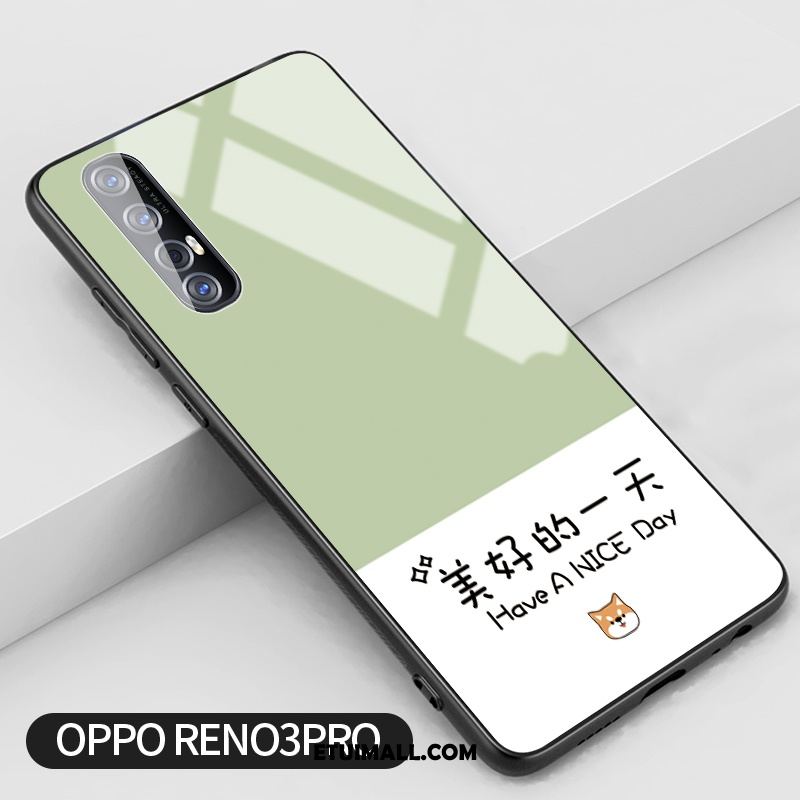 Etui Oppo Reno 3 Pro Silikonowe Mały Świeży Telefon Komórkowy Kreatywne Futerał Tanie