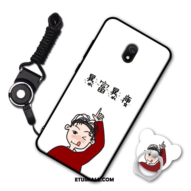 Etui Redmi 8a Moda Czerwony Ring Anti-fall Telefon Komórkowy Futerał Online