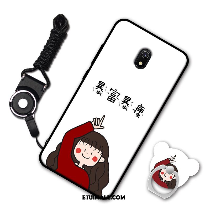 Etui Redmi 8a Moda Czerwony Ring Anti-fall Telefon Komórkowy Futerał Online