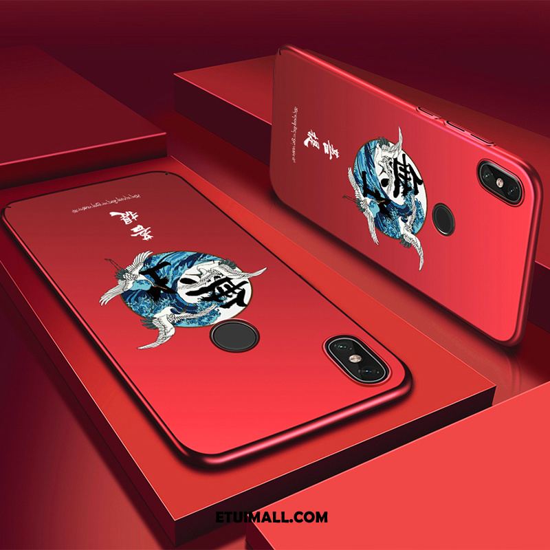Etui Redmi Note 6 Pro Czerwony Telefon Komórkowy Mały Niebieski Trudno Pokrowce Sklep