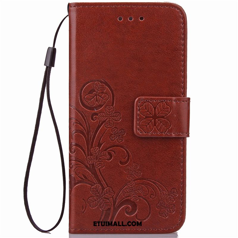 Etui Redmi Note 6 Pro Karta Purpurowy Skórzany Futerał Czerwony Klamra Obudowa Sklep