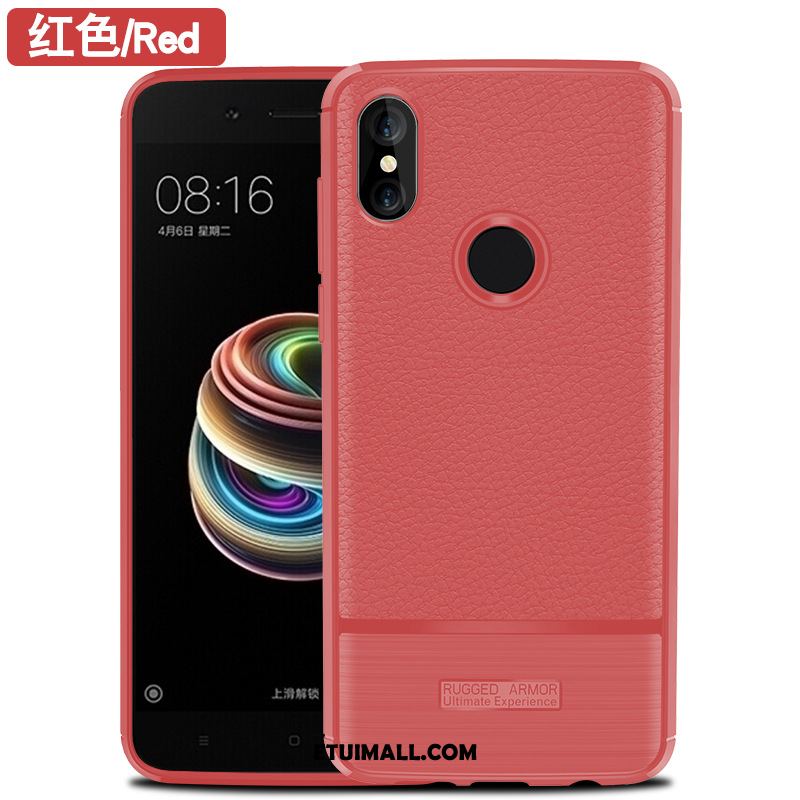 Etui Redmi Note 6 Pro Ochraniacz Modna Marka Osobowość All Inclusive Czerwony Obudowa Tanie