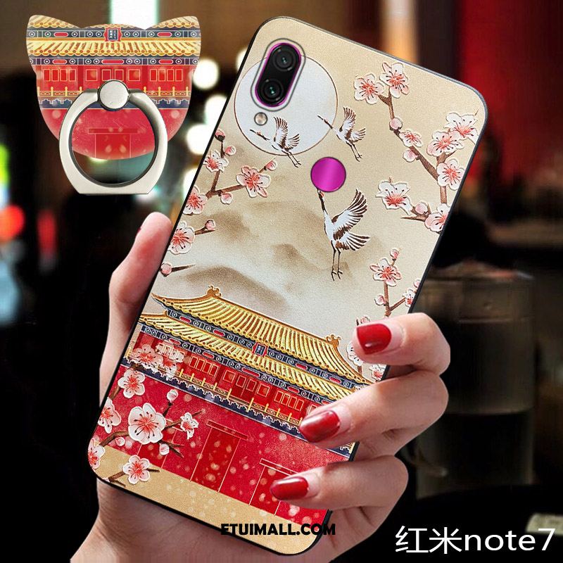 Etui Redmi Note 7 Kreatywne Czerwony Modna Marka All Inclusive Osobowość Futerał Kup