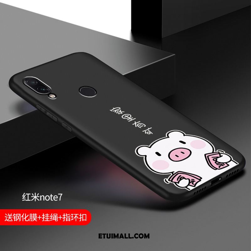 Etui Redmi Note 7 Silikonowe Kreatywne Czerwony Netto Kreskówka Piękny Futerał Tanie