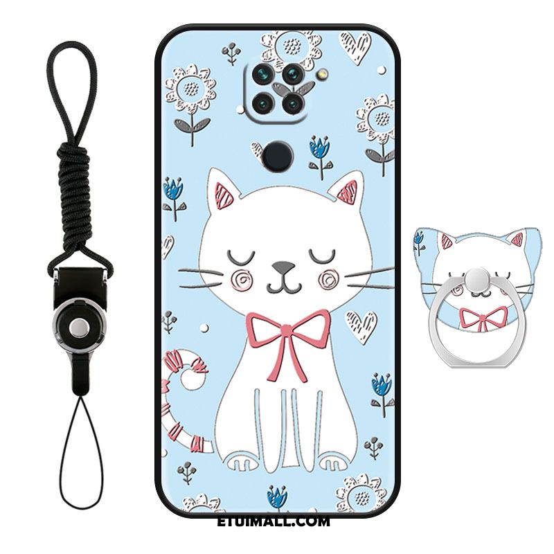 Etui Redmi Note 9 Piękny Kreskówka Kotek Niebieski Telefon Komórkowy Obudowa Sprzedam