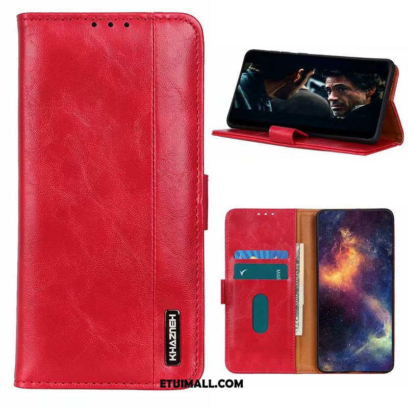 Etui Redmi Note 9 Pro Telefon Komórkowy Czerwony Biznes Skórzany Futerał Brązowy Futerał Sklep