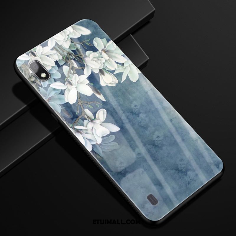 Etui Samsung Galaxy A10 Telefon Komórkowy Dostosowane Wiatr Szkło Kwiaty Futerał Tanie