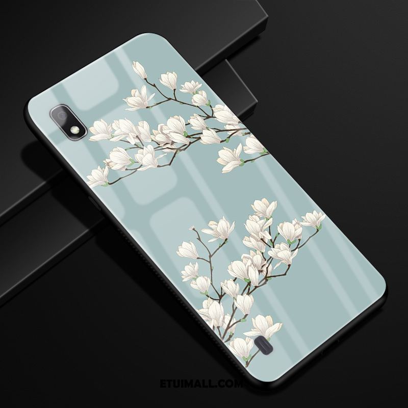 Etui Samsung Galaxy A10 Telefon Komórkowy Dostosowane Wiatr Szkło Kwiaty Futerał Tanie