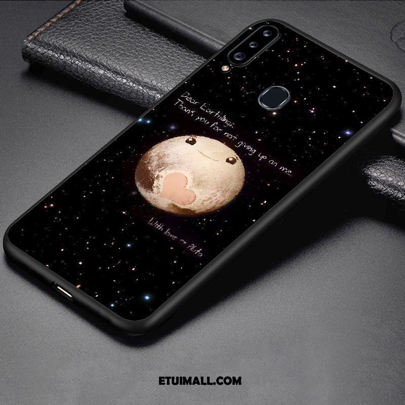 Etui Samsung Galaxy A20s Ochraniacz Czarny Telefon Komórkowy Gwiazda All Inclusive Obudowa Tanie