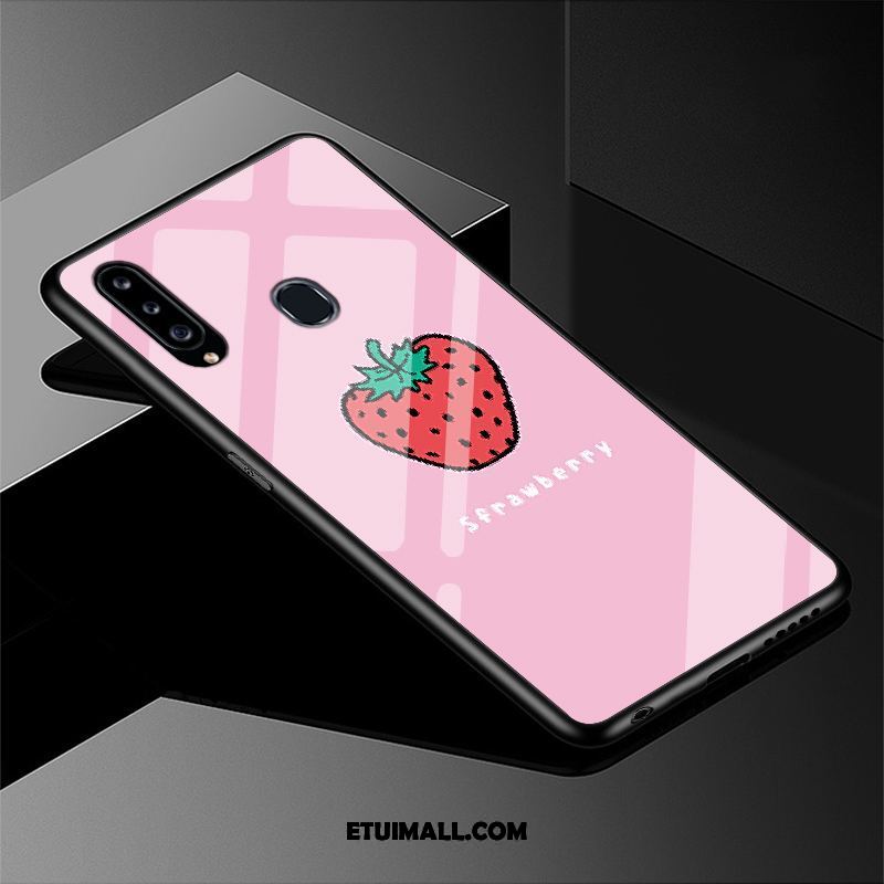 Etui Samsung Galaxy A20s Piękny Różowe Telefon Komórkowy Gwiazda Silikonowe Pokrowce Sklep