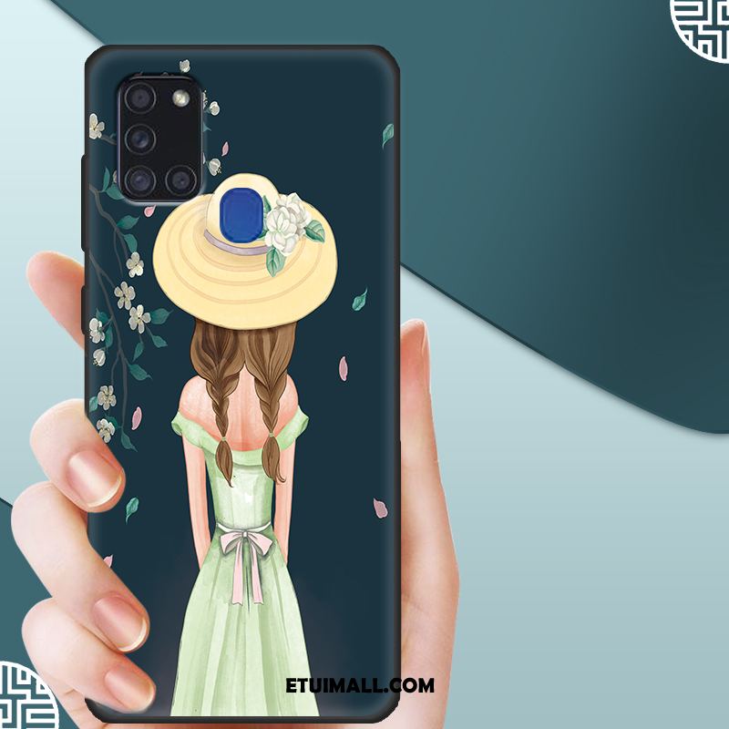 Etui Samsung Galaxy A21s Nubuku Filmy Gwiazda Ochraniacz Telefon Komórkowy Futerał Online