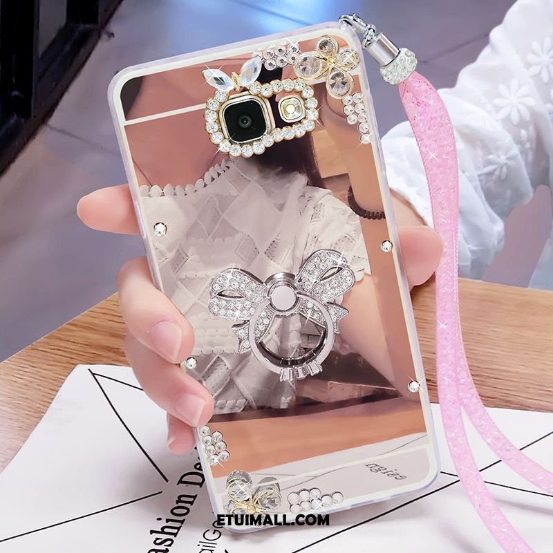 Etui Samsung Galaxy A3 2017 Gwiazda Miękki Różowe Złoto Motyl Telefon Komórkowy Futerał Tanie