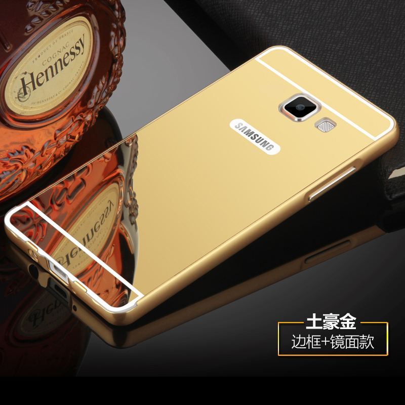 Etui Samsung Galaxy A5 2016 Metal Lustro Gwiazda Telefon Komórkowy Srebro Futerał Na Sprzedaż