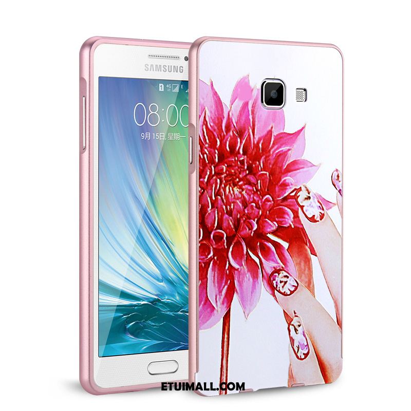 Etui Samsung Galaxy A5 2016 Telefon Komórkowy Metal Lustro Granica Czarny Pokrowce Online