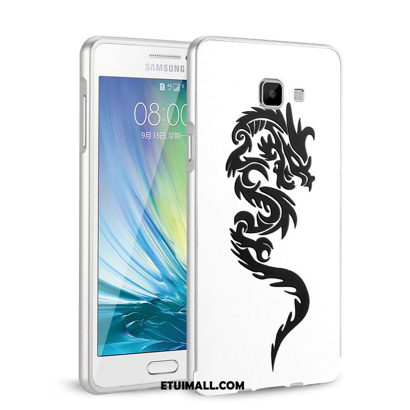 Etui Samsung Galaxy A5 2016 Telefon Komórkowy Metal Lustro Granica Czarny Pokrowce Online