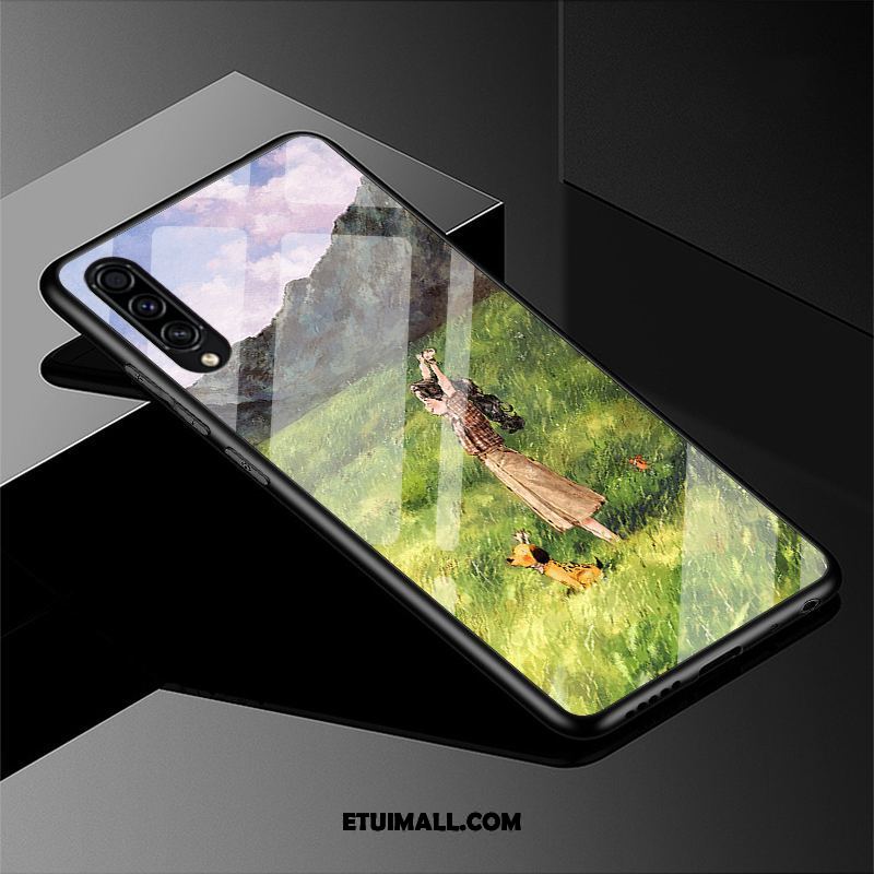 Etui Samsung Galaxy A50s Anti-fall Czarny Gwiazda Silikonowe Ochraniacz Futerał Kup