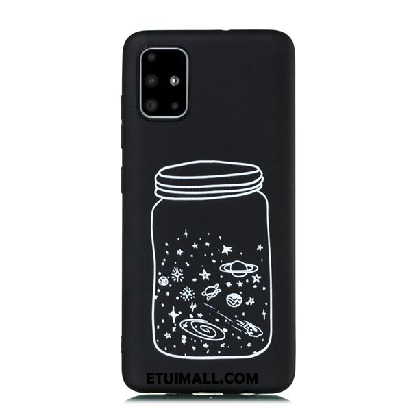 Etui Samsung Galaxy A51 Anti-fall Czarny All Inclusive Gwiazda Wiszące Ozdoby Pokrowce Na Sprzedaż